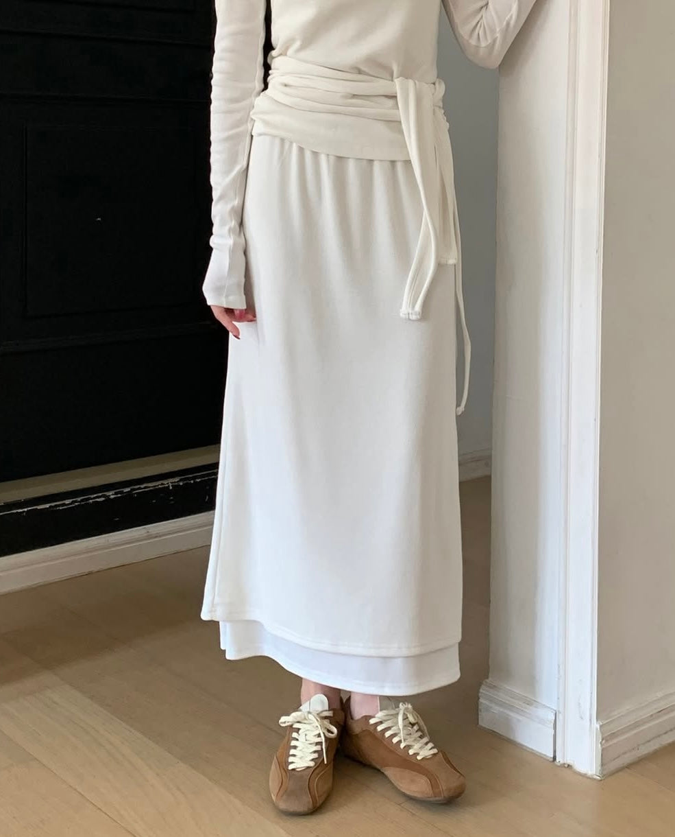 Knit skirt / Strickrock