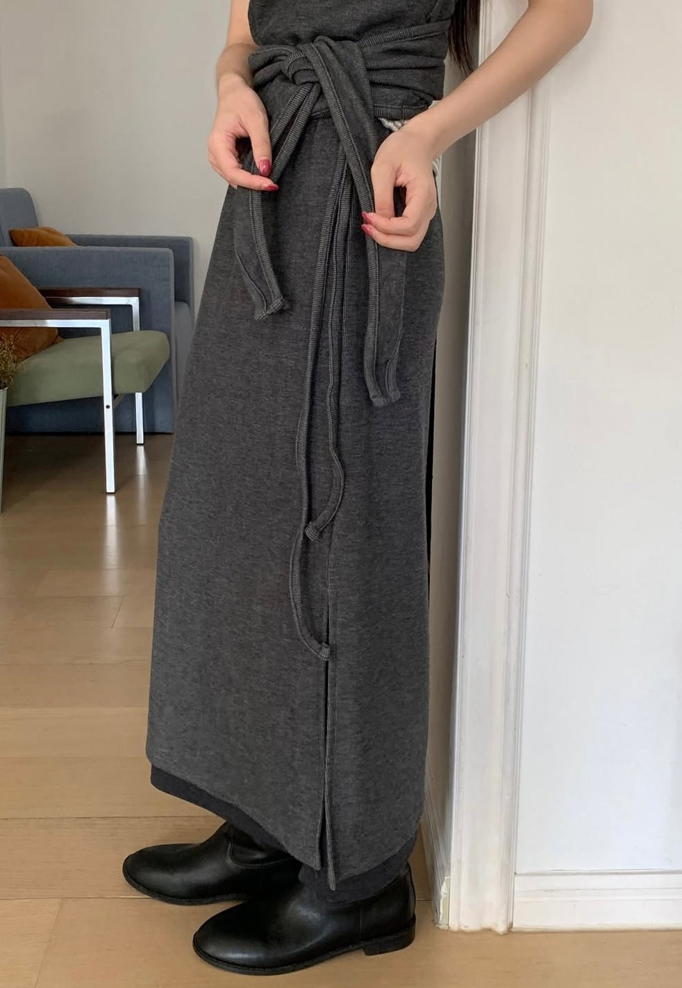 Knit skirt / Strickrock