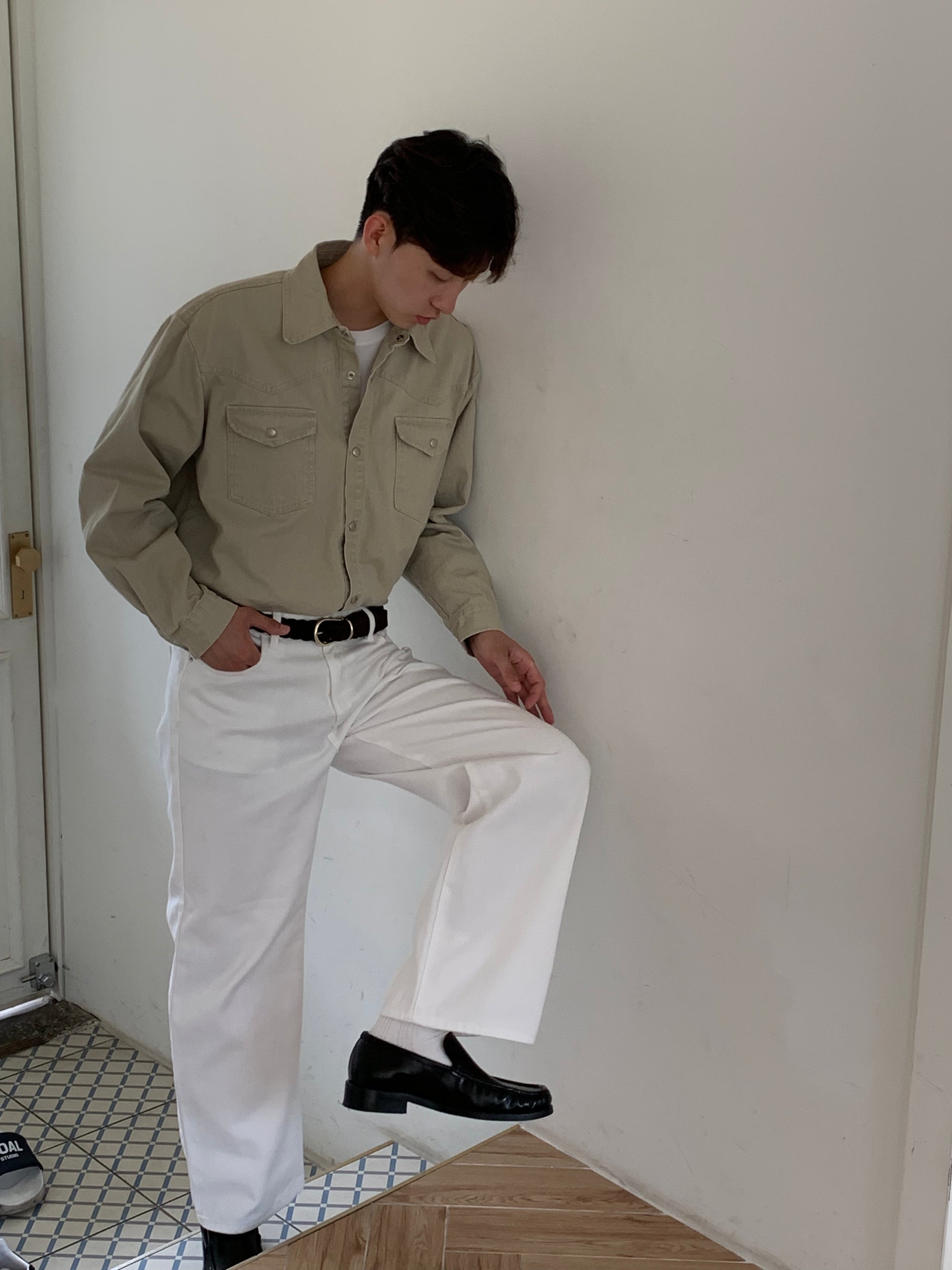 Western Tail Shirt / Western-Hemd mit Saum-Detail