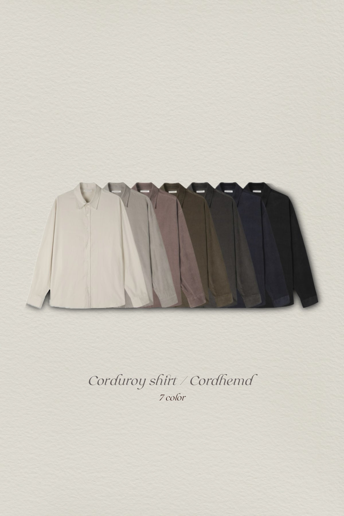 Corduroy shirt / Cordhemd