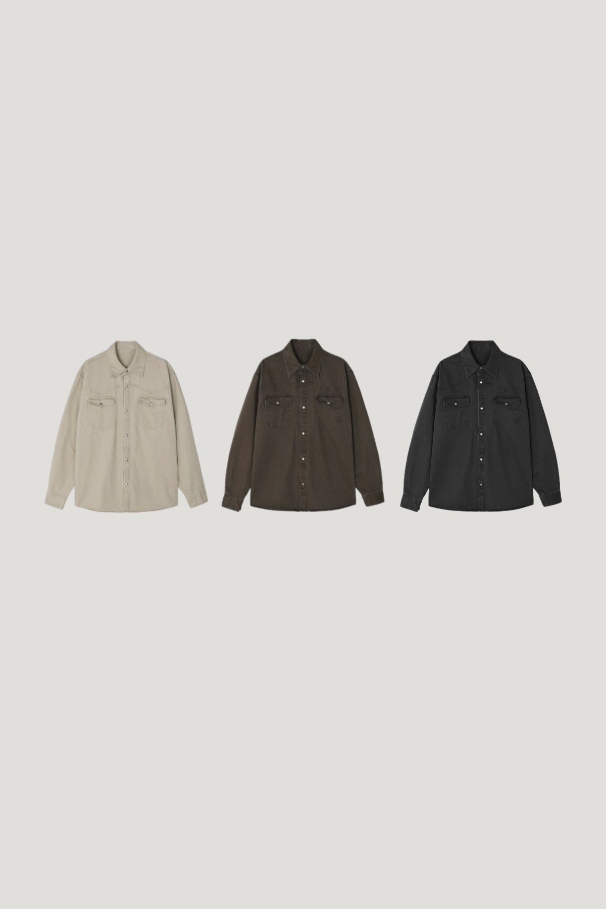 Western Tail Shirt / Western-Hemd mit Saum-Detail