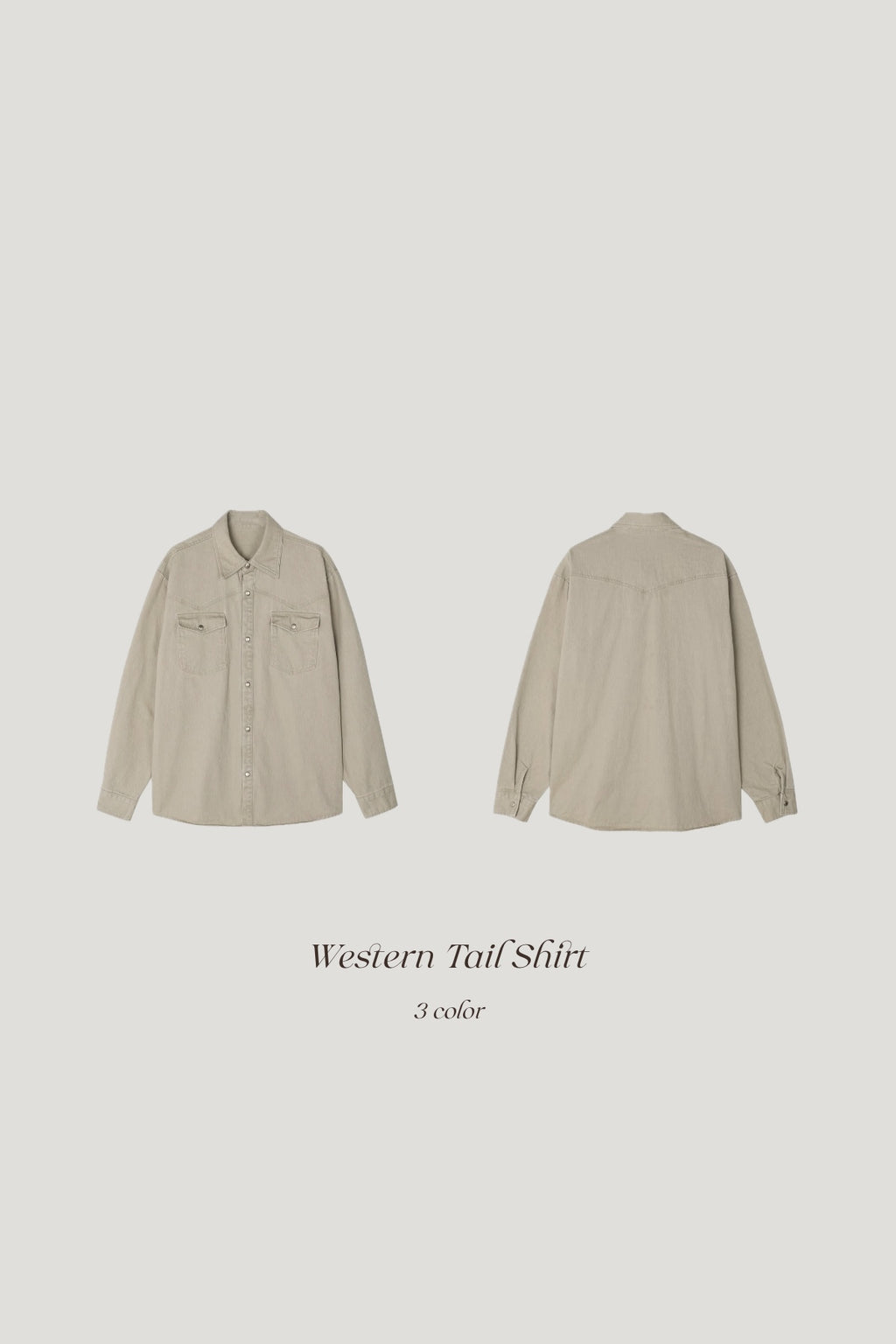 Western Tail Shirt / Western-Hemd mit Saum-Detail