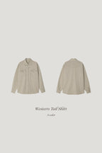 Western Tail Shirt / Western-Hemd mit Saum-Detail