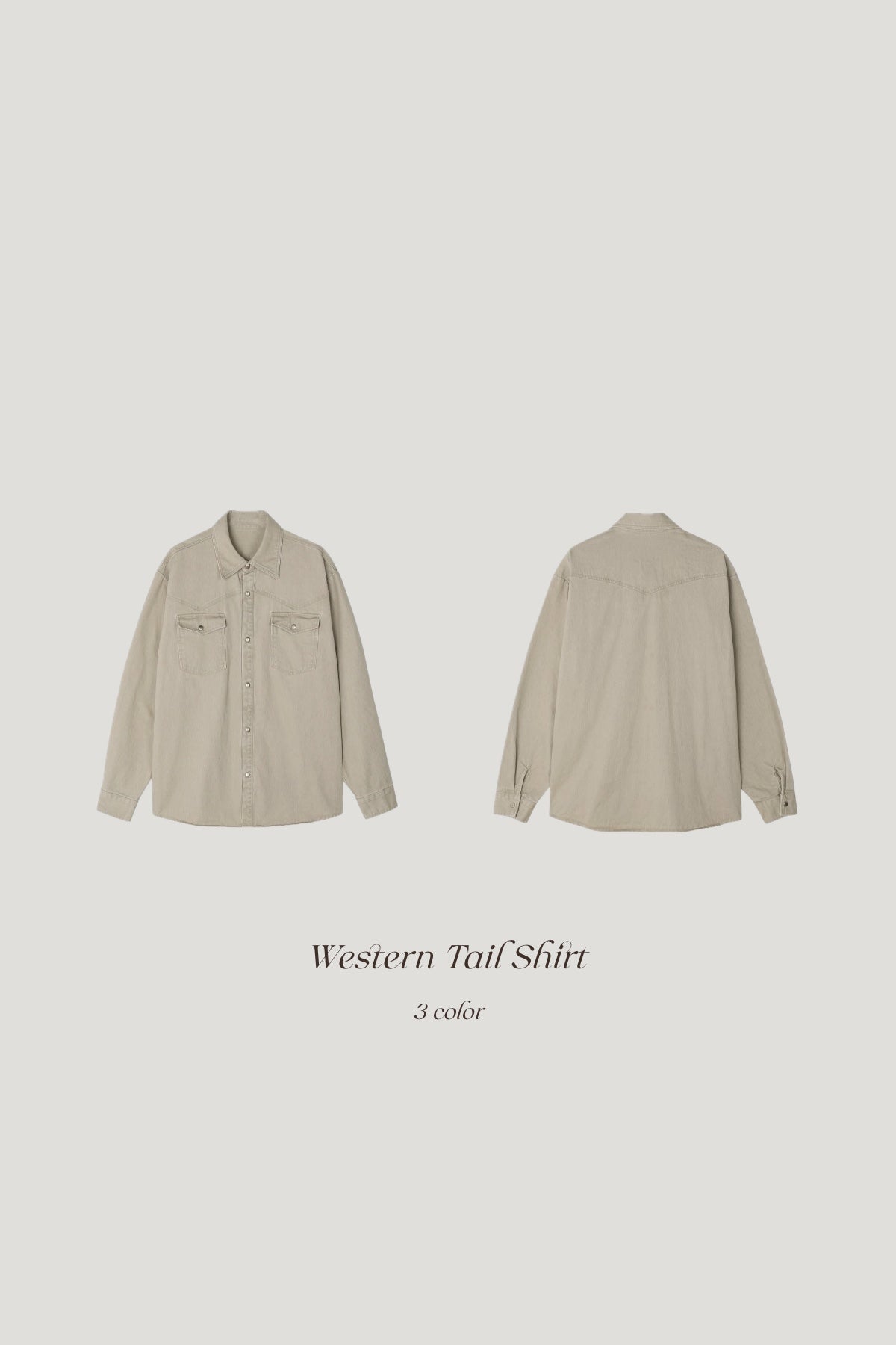 Western Tail Shirt / Western-Hemd mit Saum-Detail