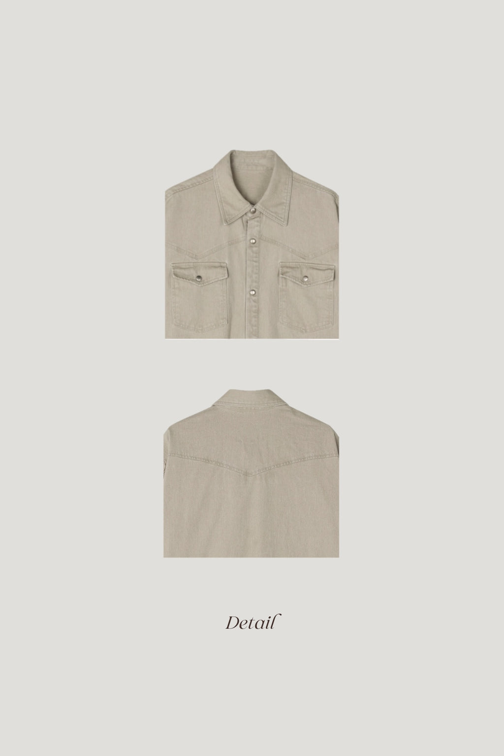Western Tail Shirt / Western-Hemd mit Saum-Detail