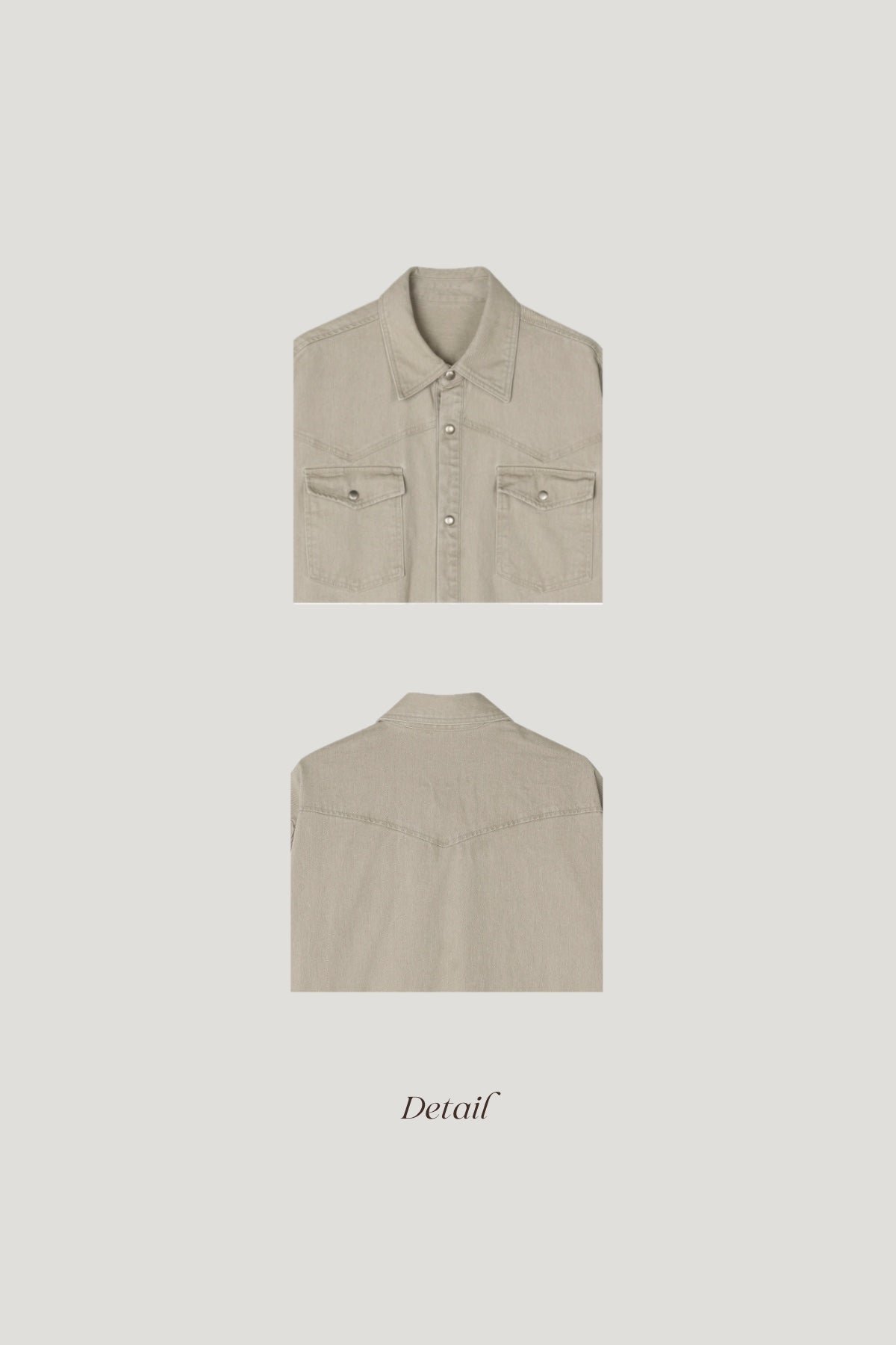 Western Tail Shirt / Western-Hemd mit Saum-Detail