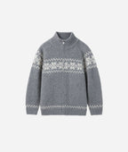 Snowflake Nordic Winter Zip-Up