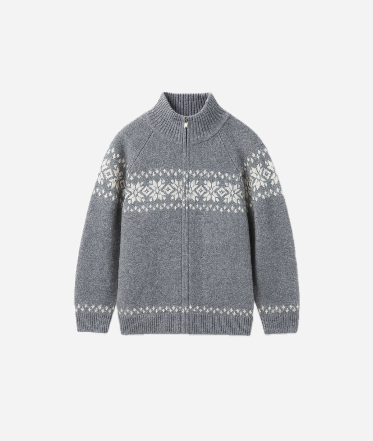 Snowflake Nordic Winter Zip-Up
