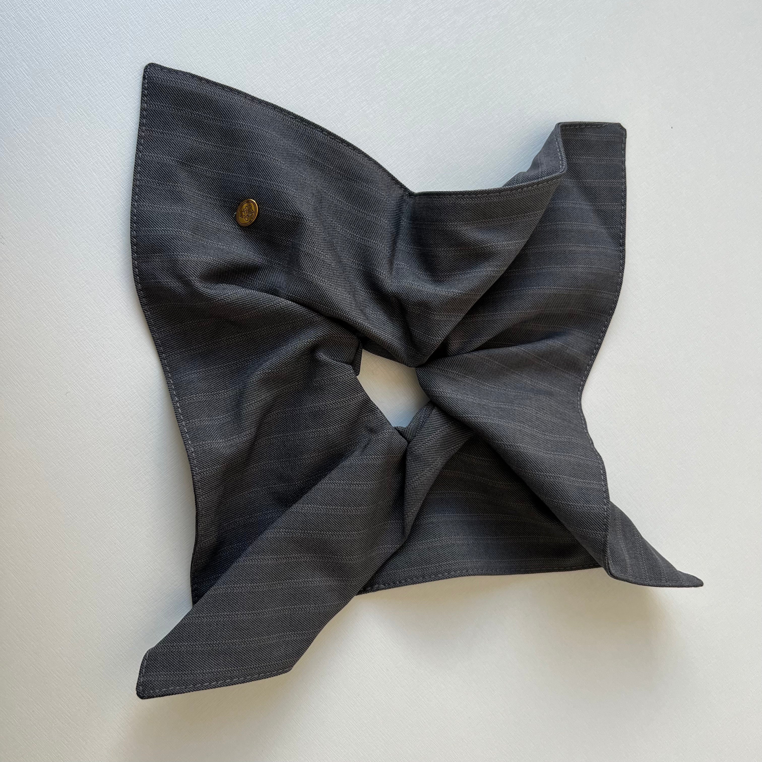 [Large] Striped Square Oversized Scrunchie / Gestreiftes Quadratisches Oversize-Scrunchie